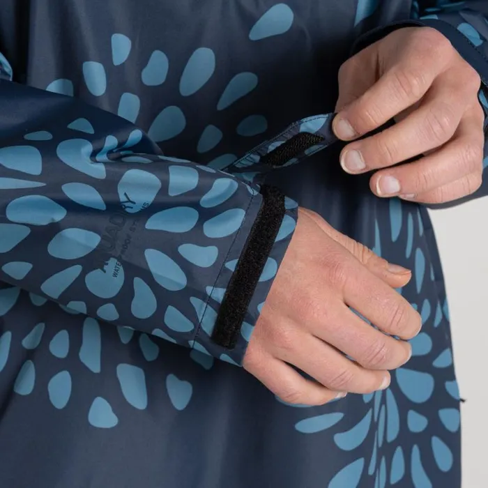 Womens Waterproof Jackets Craghoppers National Trust Globeflower Packable Waterproof Overhead Jacket Blue Navy Print Womens Waterproof Jackets Craghoppers National Trust Globeflower Packable Waterproof Overhead Jacket Blue Navy Print
