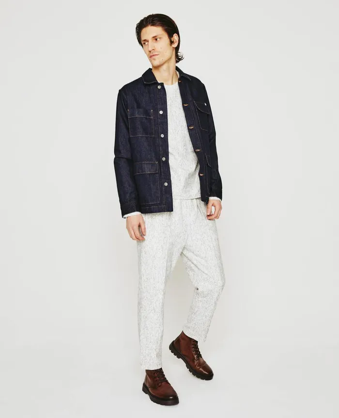 Wyatt Sweatpant Ikat Wool Grey Multi Men AG Jeans Sweatpants