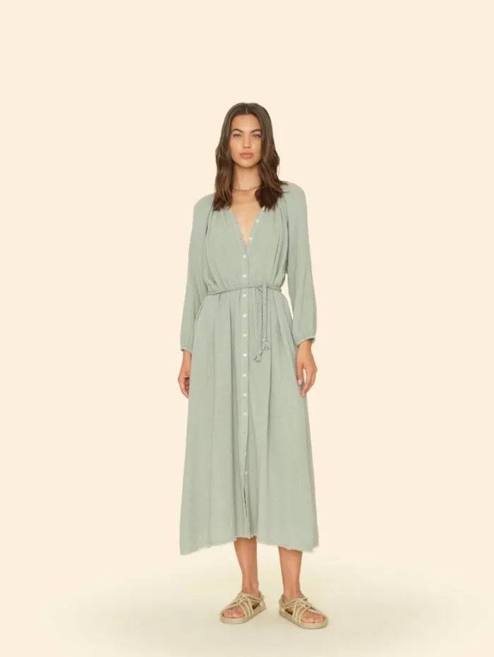 Xirena Aqua Grey Andrea Dress Women Dresses