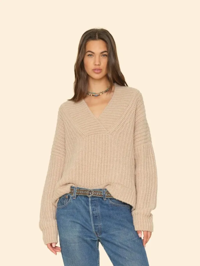 Xirena Cream Ice Keyes Sweater Women Sweaters and Jackets