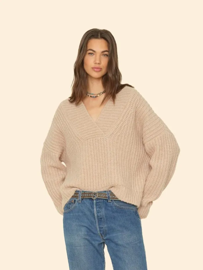 Xirena Cream Ice Keyes Sweater Women Sweaters and Jackets