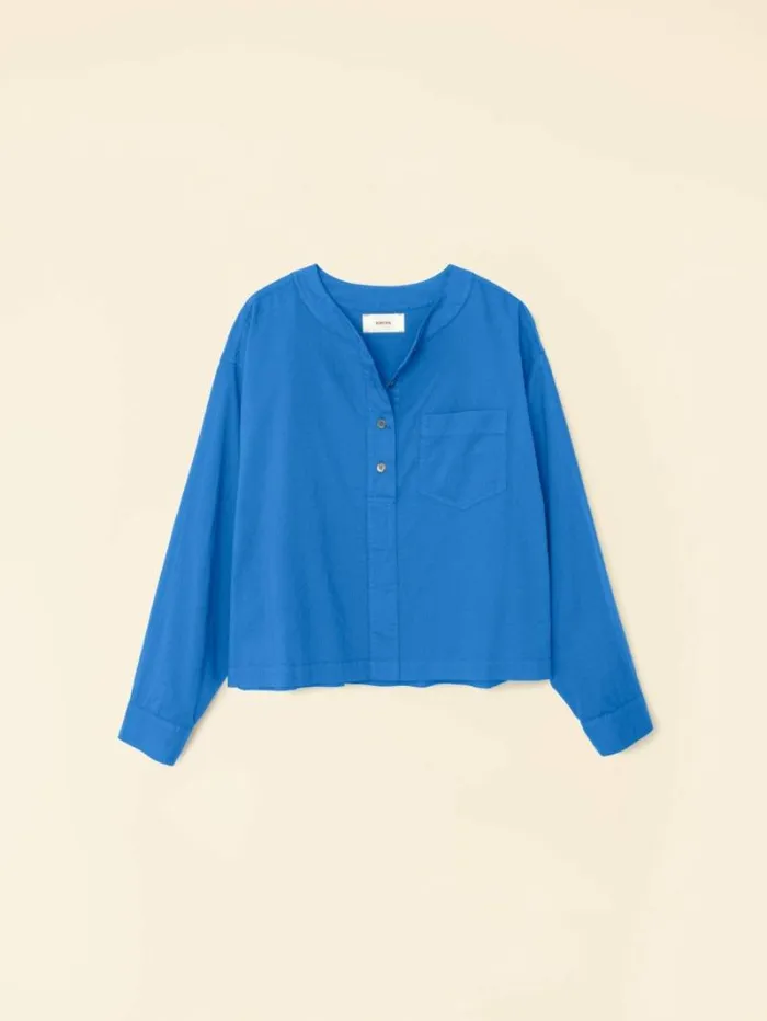 Xirena Deja Vu Blue Nicky Top Women Tops