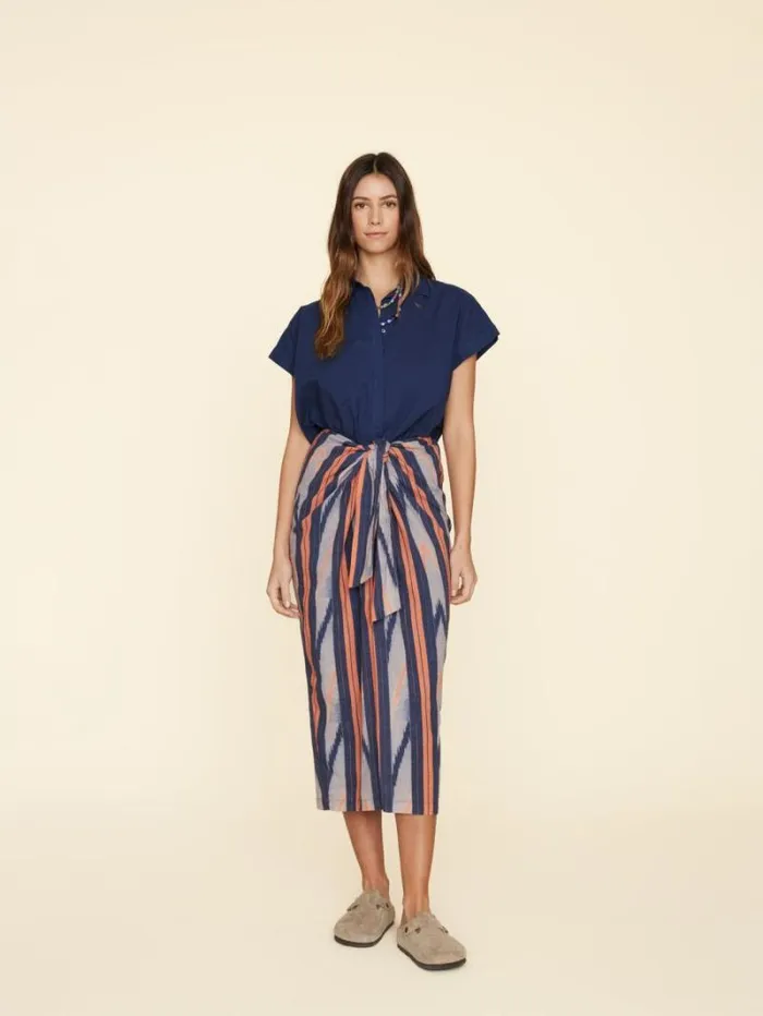 Xirena Flame Orange Selby Skirt Women Skirts