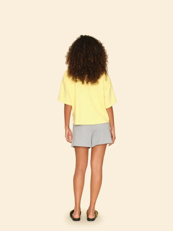 Xirena Heather Grey Shayne Short Women Sweats and Tees