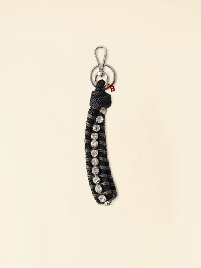 Xirena My Bob Black Rhinestone Key Ring Women Accessories
