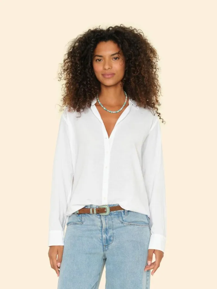 Xirena White Beau Shirt Women Shirts