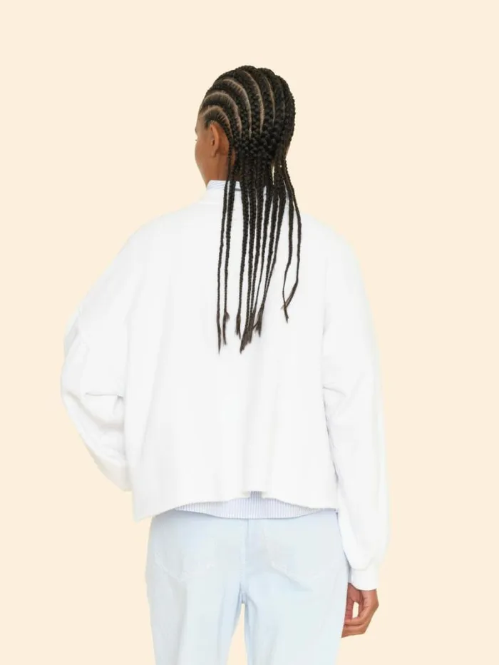 Xirena White Honor Sweatshirt Women Sweats and Tees