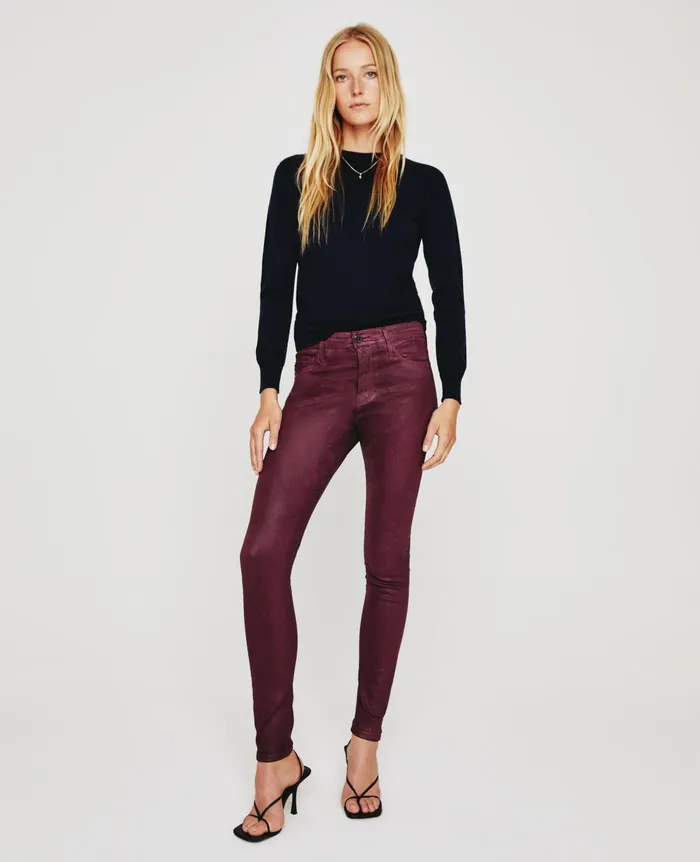 Zuri Crew Deep Navy Women AG Jeans Tops and Shirts Zuri Crew Deep Navy Women AG Jeans Tops and Shirts